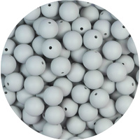 15mm Round - Light Grey