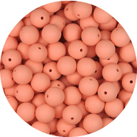 15mm Round - Dark Peach 