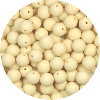 15mm Round - Cream 