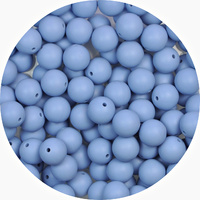 15mm Round - Powder Blue