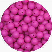 15mm Round - Hot Pink 