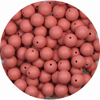 15mm Round - Maroon
