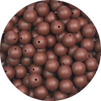 15mm Round - Chocolate