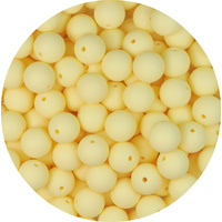 15mm Round - Butter Yellow 