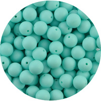 15mm Round - Blue Green 