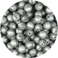 15mm Round - Silver