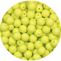 15mm Round - Lemon Lime