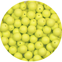15mm Round - Lemon Lime
