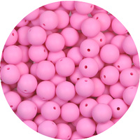 15mm Round - Pink 