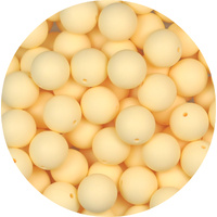 19mm Round - Butter Yellow