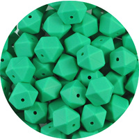 17mm Hexagon - Jade Green