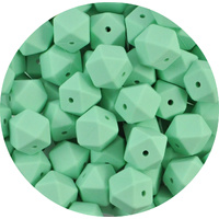 17mm Hexagon - Mint Green