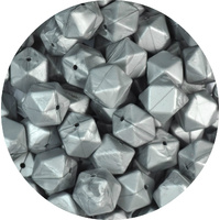 17mm Hexagon - Silver