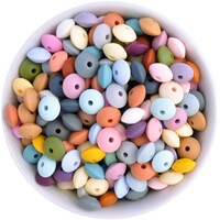 12mm Saucer Silicone Bead