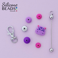 Bag Tag Kit - Purple Monster