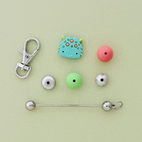 Bag Tag Kit - Turquoise Monster