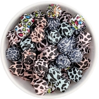 Printed 14mm Hex Silicone Bead *DISCONTINUED*