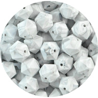 Icosahedron - Grey Marble