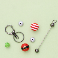 Keyring Kit - Bubblegum Bead Santa Belt