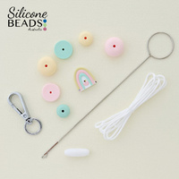 Mini Lanyard DIY Kit - Pastel Rainbow