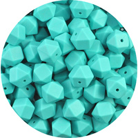 14mm Hexagon - Turquoise