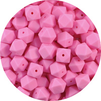 14mm Hexagon - Pink