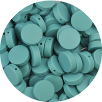 Round Disc - Teal Blue