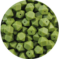 14mm Hexagon - Army Green