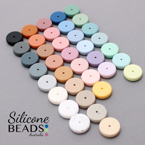 19mm Coin Silicone Bead Sampler Pack