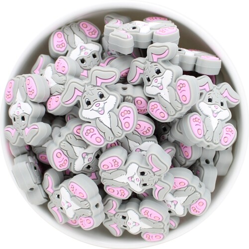 Easter Bunny Silicone Bead