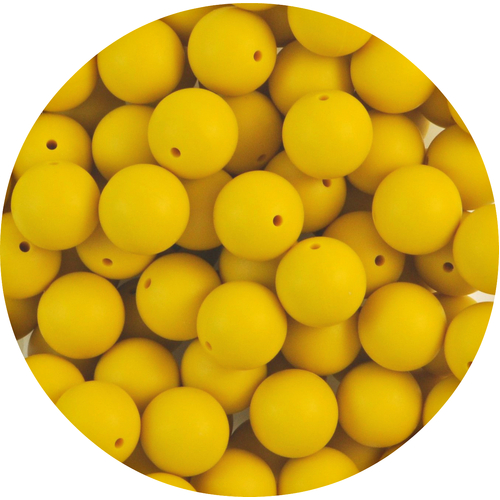 CLEARANCE 19mm Round - Nearly Mustard 20pk