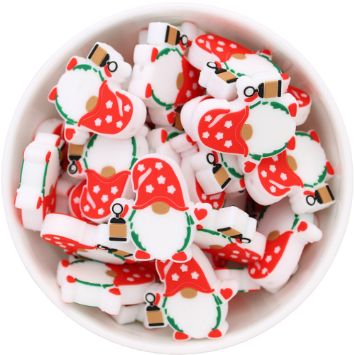 Christmas Gnome Silicone Bead