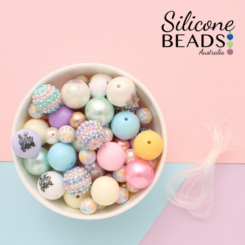 Easter Bubblegum Beads - Lucky Dip