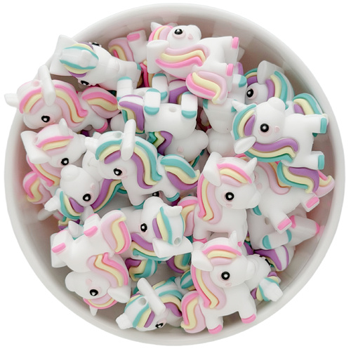 Unicorn 3D Silicone Bead