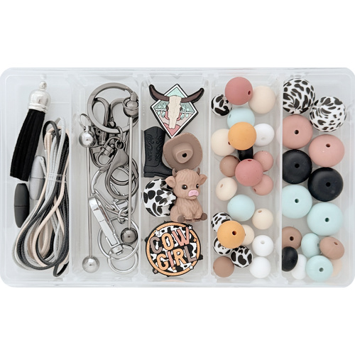 Silicone Bead Accessory Kit - Western Cowgirl 