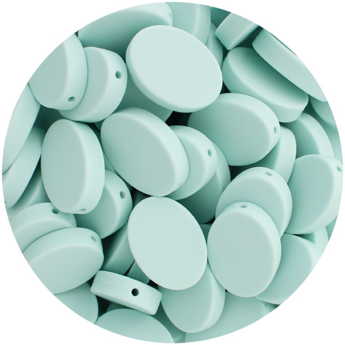 Oval Disc - Sea Glass