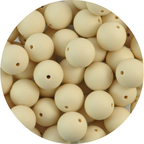 22mm Round - Cream