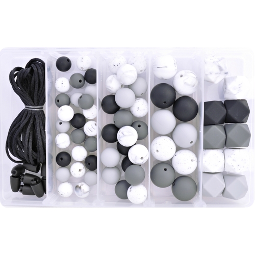Silicone Bead Jewellery Kit - 50 Shades 
