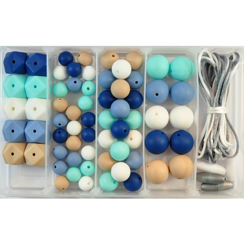 Silicone Bead Jewellery Kit - River 