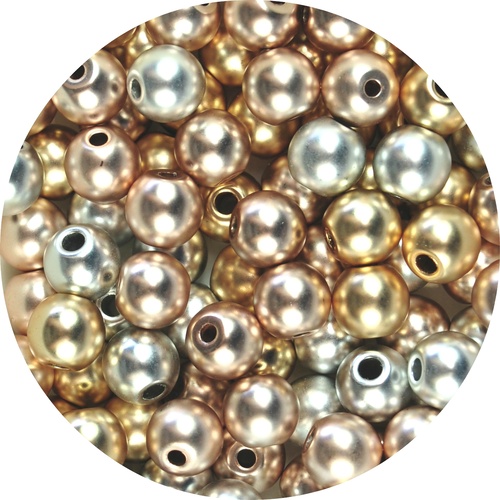 Aluminium Beads 10mm Round