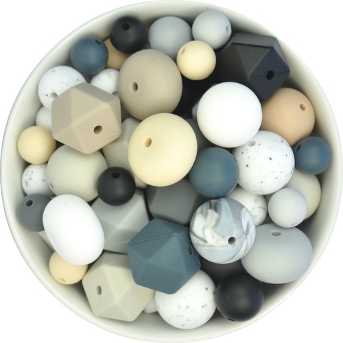 Silicone Bead Mystery Pack - Neutrals