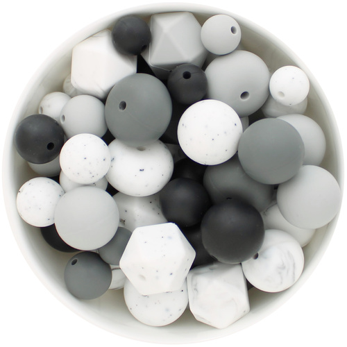 Variety Pack - Grey Marble, Light Grey, White Granite, Charcoal, Smokey Black