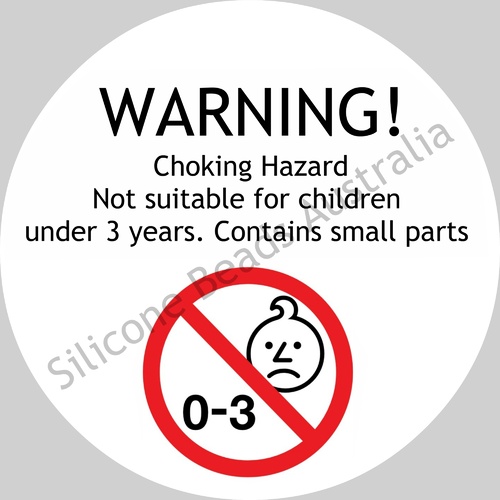 Product Label - Warning 3+ Years 24pk