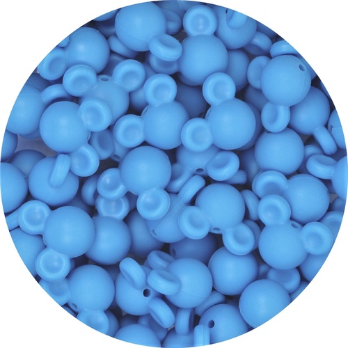 Mouse Bead - Deep Sky Blue