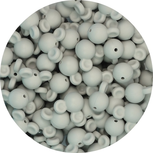 Mouse Bead - Light Grey