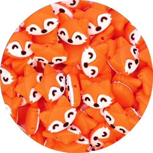 Fox Silicone Bead