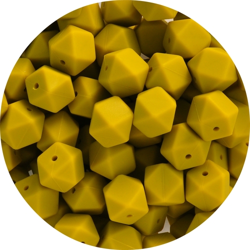 DISCONTINUED 17mm Hexagon - Olive 20pk