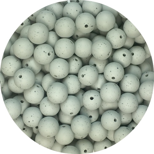 15mm Round - Grey Granite 