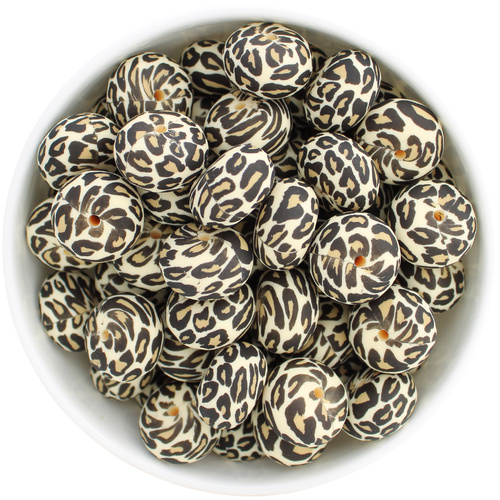 19mm Abacus Leopard Print - Cream